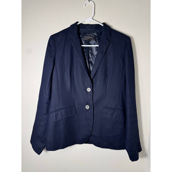 J Crew 1035 Women's Navy Blazer Size 6 - Picture 1 of 6